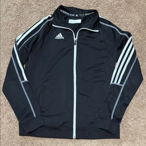Womens Adidas Black Warmup Jacket